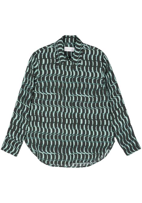 camicia CHRISTIAN WIJNANTS | shirt | TAABA7802BLACK CYAN CUR